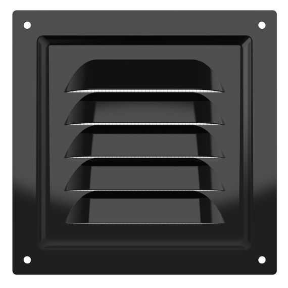 Решетка вентиляционная МЭ сетка 125х125 окраш.сталь Black ERA