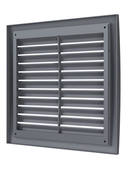 Решетка вентиляционная РРН разъемная 250х250 ASA Gray ERA