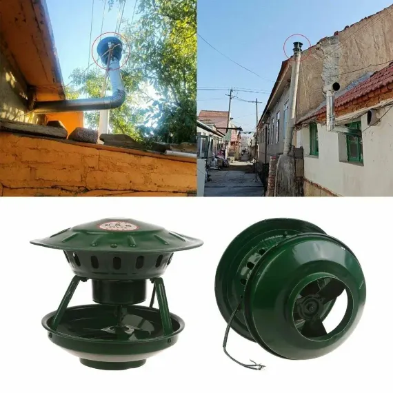 Жаростойкий вытяжной вентилятор SIROCCO FAN KHG 140-60 (d100мм, +160°С)