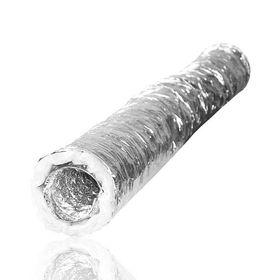 Воздуховод АПЛ 203изо (Эконом) Airone d203 гибкий армированный, теплоизоляция 30мм,металлизированная пленка 70мкм L 10м