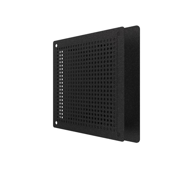 Решетка вентиляционная RVM сетка разъемная на магнитах 140х140 окрашсталь Black ERA