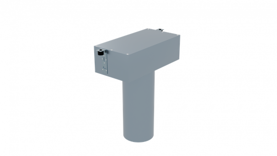 Flexag PCP-125/75x3 пленум вентиляционный потолочный, D125, на 3 выxода, L=300 мм