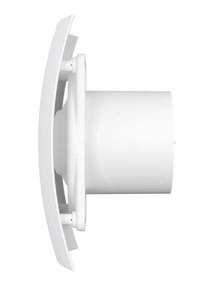 Вентилятор накладной BREEZE D100 обратный клапан Matt white DICITI
