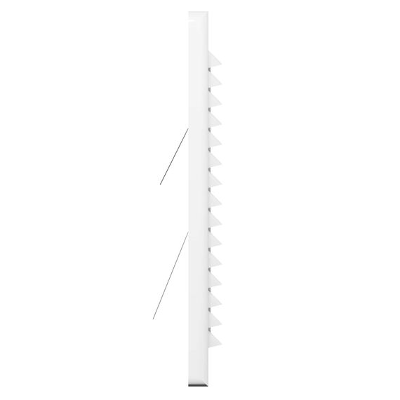 Решетка вентиляционная R1515BV обратный клапан разъемная 150х150 пластик ERA