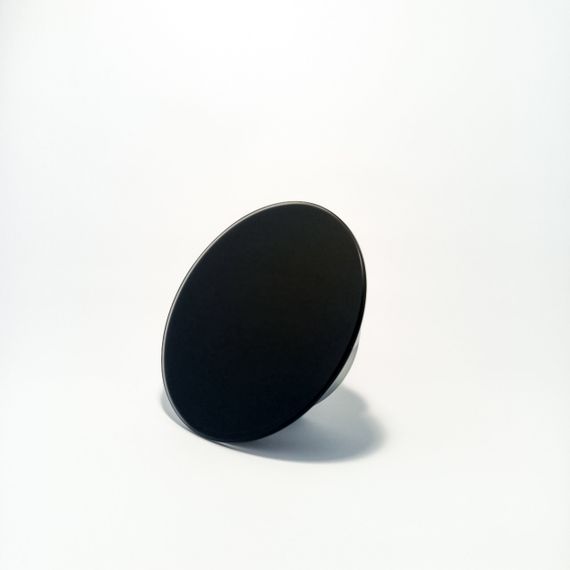 Анемостат-диффузор дизайнерский DN 125 круг черный (RAL9005) матовый