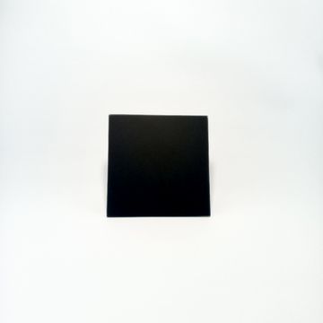 Анемостат-диффузор дизайнерский DN 100 квадрат черный (RAL9005) глянец