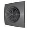 Вентилятор накладной AURA D100 обратный клапан Dark gray metal DICITI