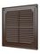 Решетка вентиляционная Р сетка разъемная 250х250 пластик Brown ERA