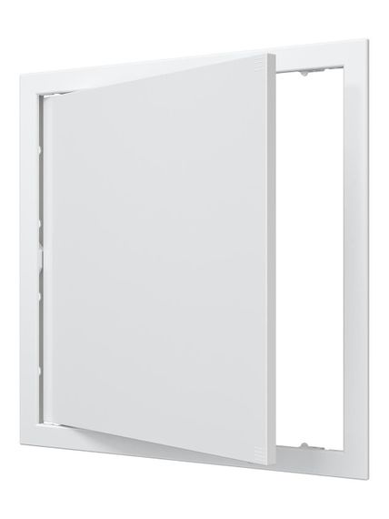 Люк ревизионный AD фланец 346х346 нажимной 368х368 пластик AURAMAX