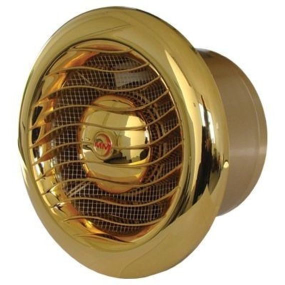 Вентилятор накладной MMotors JSC MM-100 d100 LUX GOLD (24 Karat Gold)