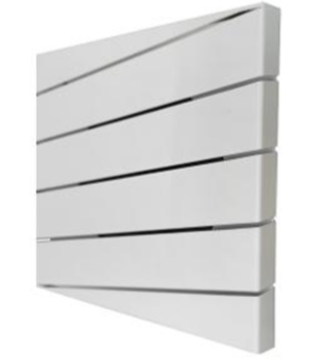 Решетка на магнитах RDP-170 белая (под трубу d 125мм, габарит 170х170мм)