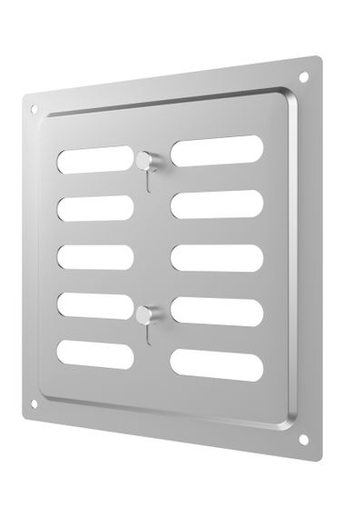 Решетка вентиляционная MER регулируемая 150x154 оцинк.сталь ERA