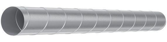 Воздуховод DG D100 L2м оцинкованная сталь ERA PRO