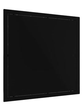 Люк ревизионный LN фланец 300х300 нажимной 327х327 пластик Black EVECS