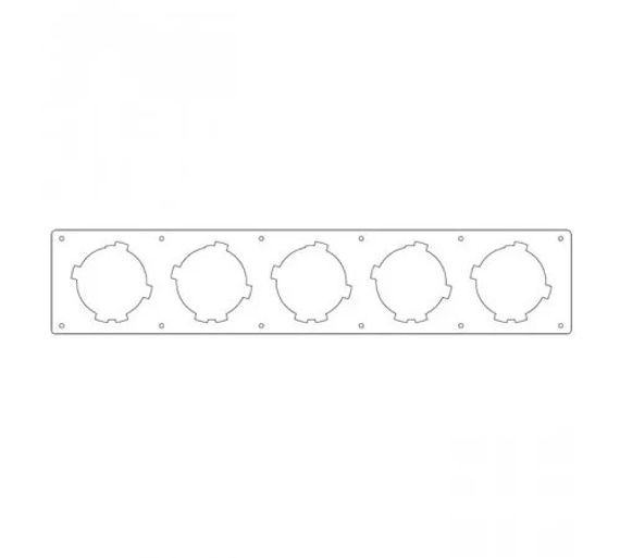 Provent MP 90x5 Монтажная панель на 5 выхода