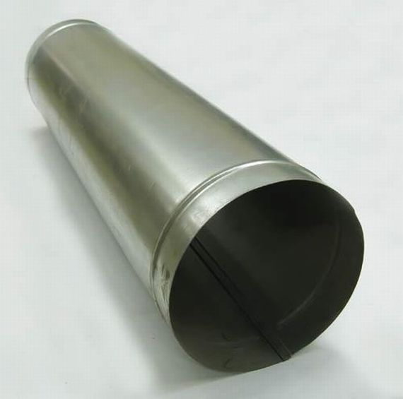 Труба прямошовная D 400 (1м) оцинкованная сталь