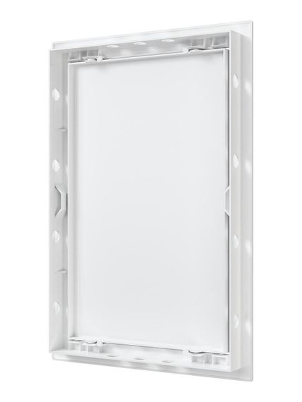 Люк ревизионный Л фланец 196х296 нажимной 218х318 пластик EVECS