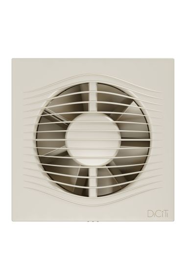 Вентилятор накладной SLIM D125 обратный клапан Ivory DICITI