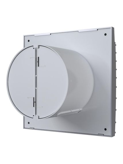 Вентилятор накладной SILENT D125 обратный клапан Gray metal DICITI