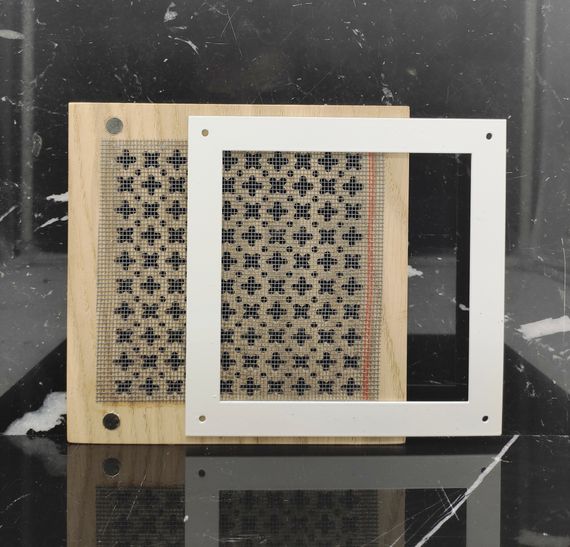 Решетка декоративная деревянная на магнитах Пересвет К-01 200х200мм