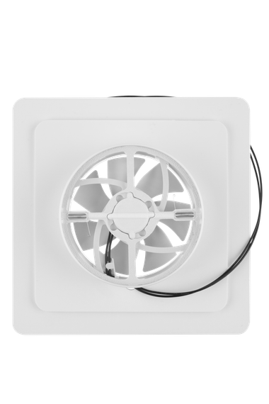 Вентилятор теневой Technova SHADOW 100К Квадрат с обратным клапаном, под натяжной потолок