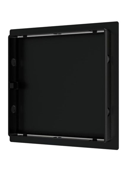 Люк ревизионный LN фланец 150х150 нажимной 172х172 пластик Black EVECS