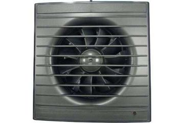 Вентилятор осевой, вытяжной, ВИЕНТО 100С STILL (130 м3), gray metal