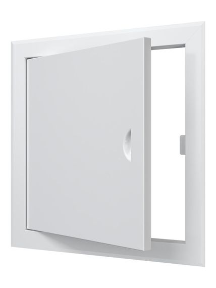 Люк ревизионный ЛТМп фланец 300х300 ручка магнит 360х360 окраш.сталь EVECS