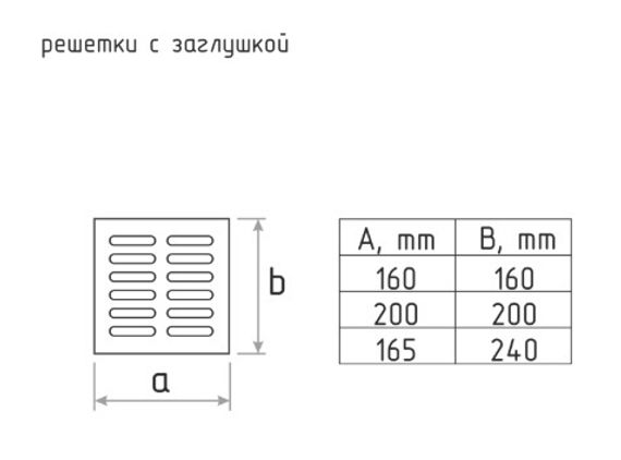 Решетка с заслонкой (заглушкой) 160х160 мм Золото