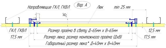 Люк под покраску Эталон 600х600