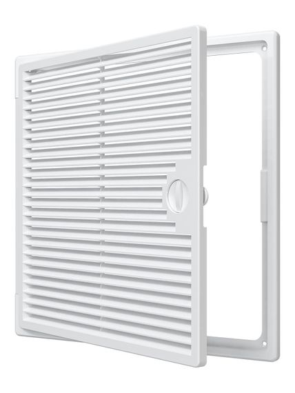 Люк Декофот ДФ накладной вентилируемый 300х300 пластик EVECS