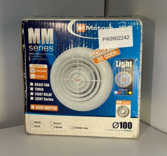 Вентилятор MMotors JSC МM-100 Белый Уценка