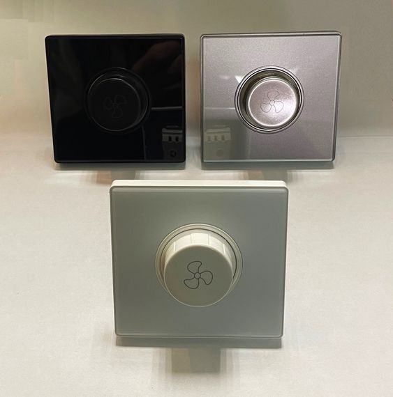 Регулятор скорости симисторный Благовест L91 (2.5A) Черный (плавный, для скрытого монтажа)