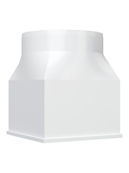 Переходник СПКП D125 126х126 пластик ERA