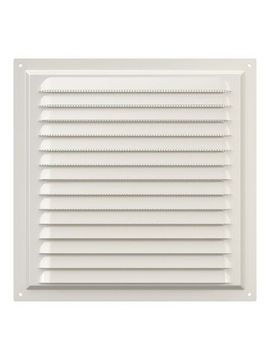 Решетка вентиляционная МЭ сетка 250х250 окрашенная сталь Ivory ERA