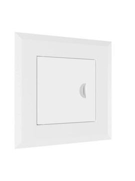 Люк ревизионный ЛТМп фланец 100х100 ручка магнит 160х160 окраш.сталь EVECS