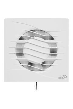 Вентилятор накладной REST D100 сетка обр.клапан тяг.выкл. ERA
