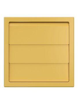 Выход стенной КФ фланец D125 жалюзи 150x150 ASA Beige ERA