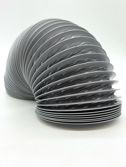 Воздуховод PF D100 армированный L1м ПВХ серый ERA