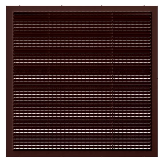 Решетка вентиляционная С сетка 385х385 пластик Brown ERA
