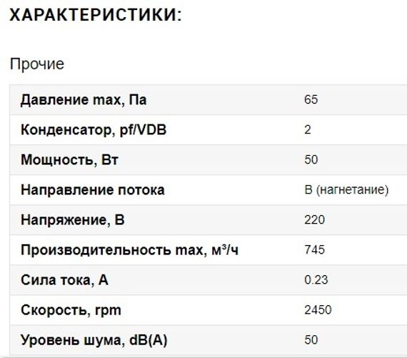 Вентилятор Ванвент YWF2S-200BE осевой в круглом канале (745 m/h)