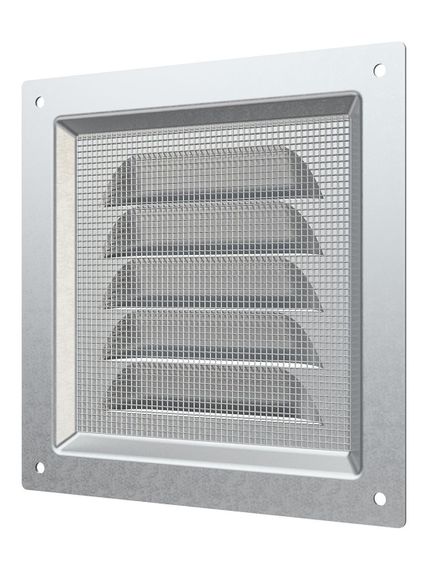 Решетка вентиляционная МЦ сетка 125х125 оцинкованная сталь ERA