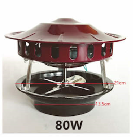 Жаростойкий вытяжной вентилятор SIROCCO FAN KHG 140-80 (d135мм, +160°С)