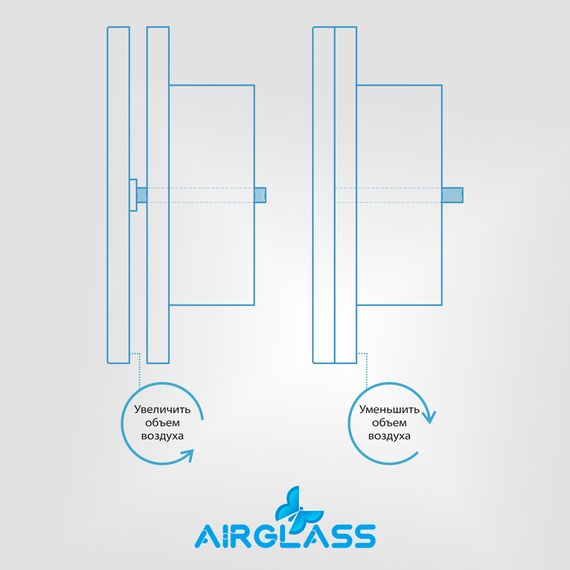 Анемостат (Оголовок) AIRGLASS KIV-125