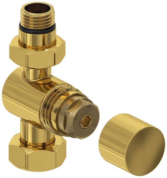 Вентиль Сунержа прямой под шестигранник (G 1/2&quot; НР х G 3/4&quot; НГ)