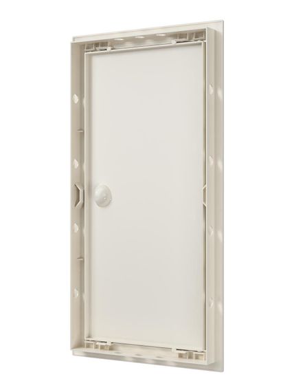 Люк ревизионный ЛР фланец 196х396 ручка 218х418 пластик Ivory EVECS