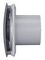 Вентилятор накладной RIO D125 обратный клапан Dark gray metal DICITI