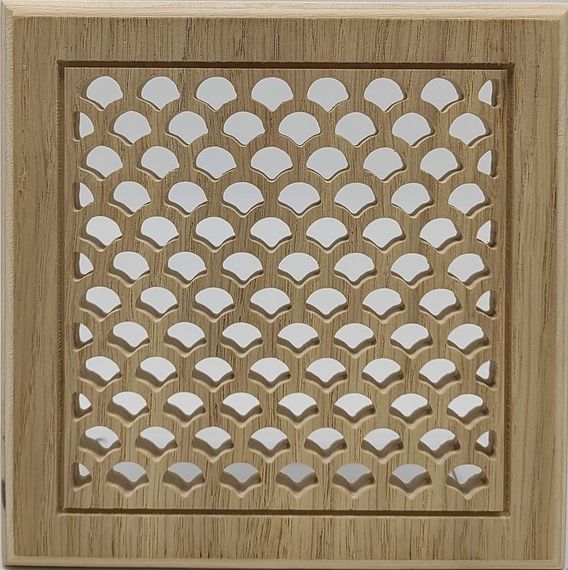 Решетка декоративная деревянная на магнитах Пересвет К-16 200х200мм