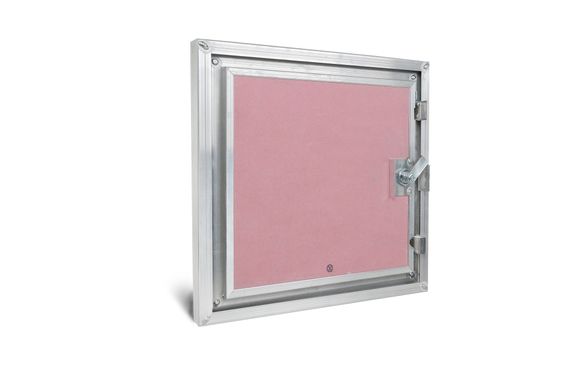 Противопожарный люк под покраску Рубеж 400х400 с трехгранным замком