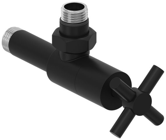 Вентиль Сунержа угловой крест (G 1/2" НР х G 1/2" НР)